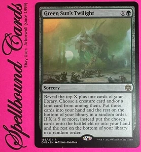 MTG EN x1 Green Sun's Twilight (169/271) Phyrexia All Will Be (ONE) NM+ [244203] - Picture 1 of 2