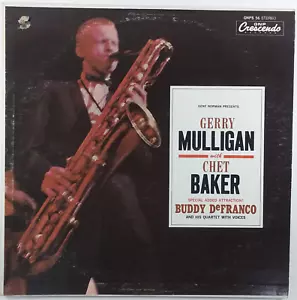 Gerry Mulligan With Chet Baker Buddy De Franco 1974 GNPS-56 Stereo Vinyl LP - Picture 1 of 6