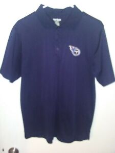 Men's Reebok NFL Tennessee Titans Polo Golf Shirt Size Small