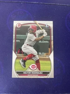 25 Karten Lot 2023 1st Bowman Prospects BP-95 Hector Rodriguez Reds - Bild 1 von 2