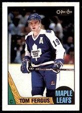 1987-88 O-Pee-Chee Tom Fergus Toronto Maple Leafs #120