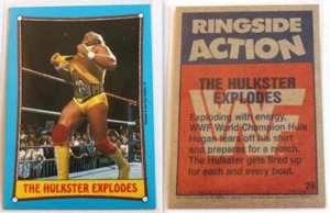 1987 Topps WWF Hulk Hogan "The Hulkster Explodes" Wrestling Card #26 WWE - Picture 1 of 4