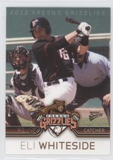 2012 MultiAd Sports Fresno Grizzlies Eli Whiteside #28