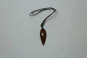 surfboard peace necklace pendant 2.5 inches - Picture 1 of 5