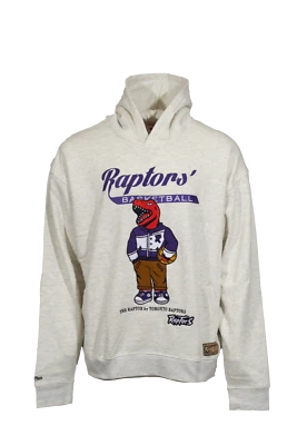 Men's Mitchell & Ness Toronto Raptors Hardwood Classics Swag Hooded Sweatshirt - Image 1 of 2