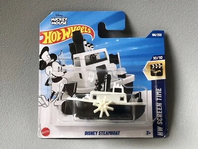 🎬 DISNEY STEAMBOAT. Hot Wheels 2025. HW Screen Time. Réf : HYY98. - Photo 1/2