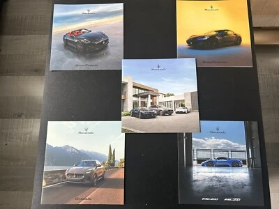 SET 5x brochure prospekt Maserati 2024 GranTurismo GranCabrio Grecale MC20 Cielo Foto 1 de 4