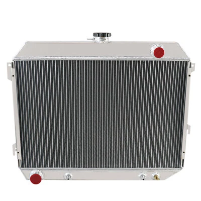 4-Rows  Aluminum Radiator for 1970-1972 Dodge Charger Coronet Plymouth GTX V8 Foto 1 de 4