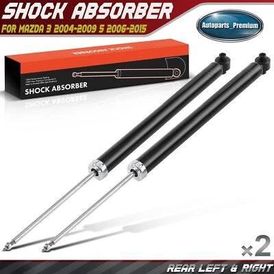 2Pcs Rear Side Shock Absorber Struts for Mazda 3 2004-2009 5 2006-2010 2012-2015 - Image 1 of 4