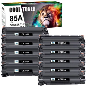 10 Pack CE285A 85A Toner Cartridge For HP Laserjet P1102w M1212nf M1217nfw Black - Picture 1 of 11