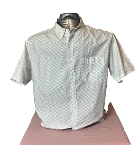 TU White Print Cotton Short Sleeve Shirt XL - Picture 1 of 9