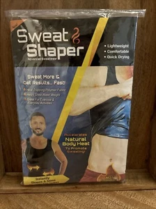 Sweat Maker Men's Black Back Zip Sauna Tank Top Large NIP - Picture 1 of 4