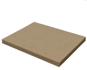 25 Sheets Chipboard 9 x 12 inch - 30pt Medium Weight Brown Kraft Cardboard - Picture 1 of 8
