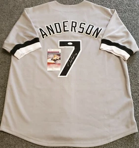CHICAGO WHITE SOX TIM ANDERSON AUTOGRAPHED SIGNED JERSEY JSA COA - Picture 1 of 3