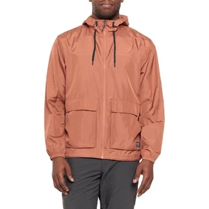 NWT $89 Eddie Bauer Momentum Jacket Mens Sz S Cocoa Utility Lightweight Shell - Picture 1 of 17