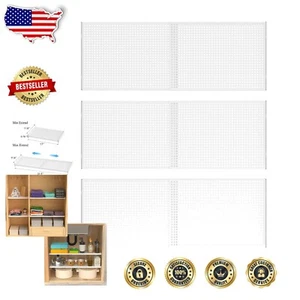 Versatile 3-Pack Closet Shelf Organizer - Metal Dividers for Customized Storage - Picture 1 of 7