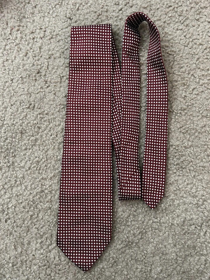 Corbata Hickey Freeman Hombre 100% Seda Cosida a Mano en USA Foto 1 de 2