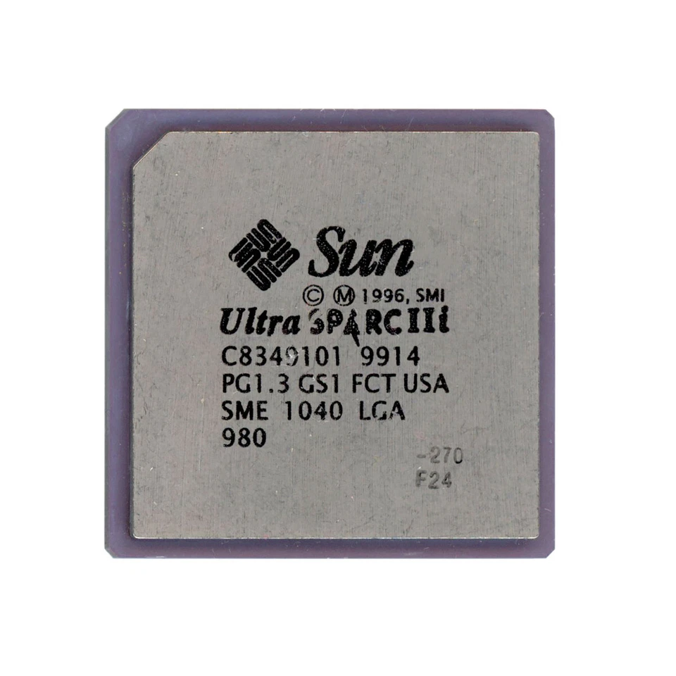 Processor CPU Sun Ultrasparc III Sme 1040 Socket LGA587 270MHz - Image 1 of 1