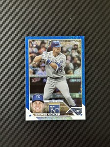2023 Topps Update Blue Foil #US37 Brewer Hicklen RC /999 Kansas City Royals