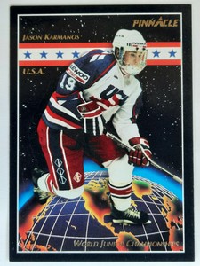 1993-94 Pinnacle #494 Jason Karmanos Rookie Card