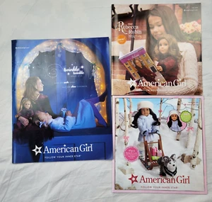 3 American Girl Doll Catalogs 2009 Holiday Dec July 2010 Nov Meet Rebecca Rubin - Picture 1 of 21
