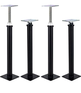 4-Pack YMSZBZG Lift Level Adjustable Supports Floor Jacks 16.5" To 20.5" New ! - Picture 1 of 3