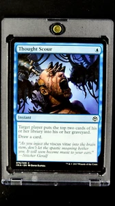 2017 MtG Magic the Gathering Iconic Masters #76 Thought Scour Blue WOTC Card NM+ - Picture 1 of 11
