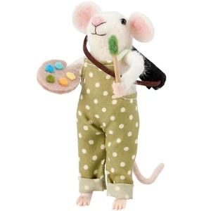 Primitives by Kathy Painter Mouse Felt Critter 450809 - Picture 1 of 3