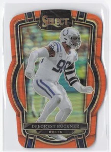 2022 Panini Select DeForest Buckner #260 Orange Prizm Die Cut #/199 - Picture 1 of 2