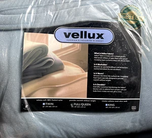 Vellux Blanket Blue Full/Queen Vintage NEW - Picture 1 of 5