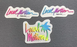 Local Motion Hawaii 3 Vintage Surf Sticker/ Decal - Picture 1 of 4
