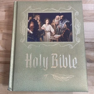 1964 Heirloom Holy Bible Master Reference Red Letter Edition KJV Family Large - Bild 1 von 9