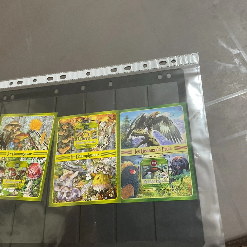 Rep Gabonaise X 3 CTO Stamp Mini Sheets Circ 2023 — 第 1/1 张图片
