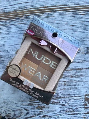 NEW PHYSICIANS FORMULA NUDE WEAR PRESSED POWDER GLOWING NUDE BRONZER, #6237 - Image 1 of 2