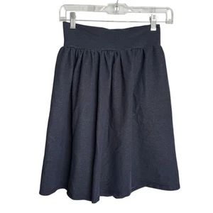 Basic Colors Girls Navy Blue Knee Length Skirt Size 10/12 - Picture 1 of 10