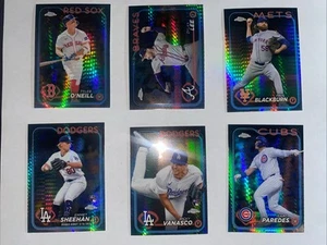 2024 Topps Chrome Update 33 Refractor 7 Prism Refractor Card Lot Of (40 Cards) - Picture 1 of 10