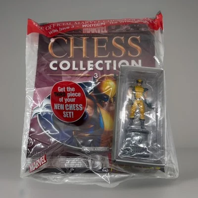 Pieza de ajedrez Marvel/Eaglemoss con cargador - Wolverine Foto 1 de 2