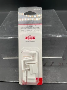 Monster weiß Kunststoff blanko Wandplatte Keystone Einsätze ungeöffnet - Bild 1 von 2