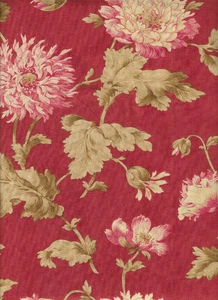 ASTER FLORAL DE TRES HERMANAS PARA MODA, MEDIA YARDA. - Imagen 1 de 2