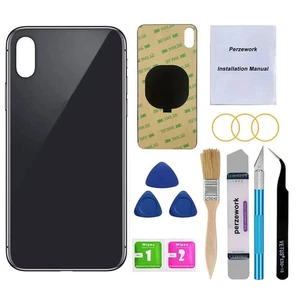 OEM Rear Back Glass Replacement for iPhone X 5.8 inches with Reparing Toolkit... - Photo 1 sur 2