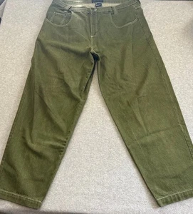Vintage Karl Kani Jeans Grün Größe 42 Y2K Baggy Hip Hop Made in USA - Bild 1 von 13