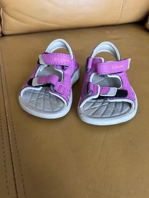 Sandalias Columbia Toddler Tech Sun Vent rosa con correa talla 4 Foto 1 de 4