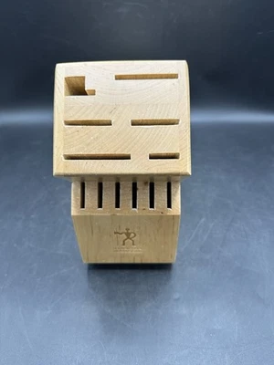 J.A. Cuchillo Henckels International 12 ranuras bloque de madera Foto 1 de 4