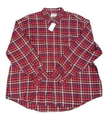 Vintage High Sierra Plaid Flannel Long Sleeve Shirt Size XL NEW NOS - Image 1 of 4