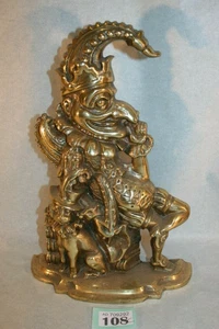 Door Stop Stops Punch Antique Vintage Brass  ref  108C (FREE UK POSTAGE) - Picture 1 of 14