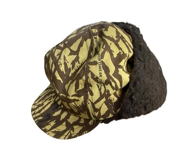 Винтажная охотничья камуфляжная шапка Columbia GORE TEX камуфляжная охотничья кепка с ушным клапаном сделано в США - Изображение 1 из 4