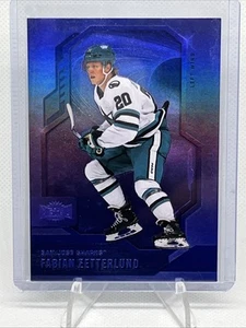 24-25 Skybox Metal Hockey Fabian Zerterlund Purple Spectrum fx/199 Tiburones - Imagen 1 de 2