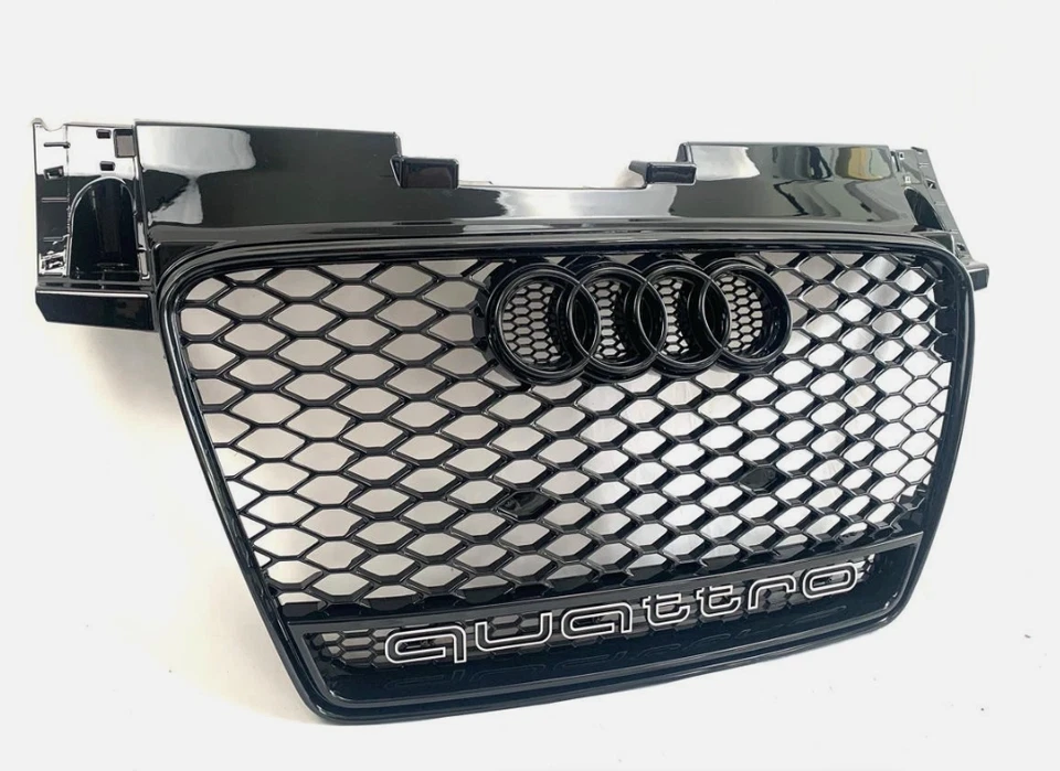 适用于 2007 - 2014 年奥迪 TT tts TTRS 风格前保险杠网格栅黑色烧烤架 — 第 1/1 张图片