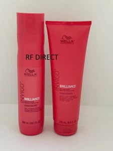 Wella Invigo Brilliance Shampoo 10oz & Conditioner 8.4oz Normal/Fine Duo New - Picture 1 of 1