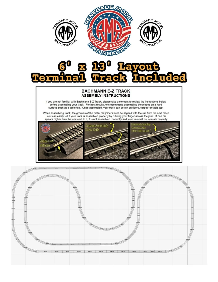 Bachmann HO 22" Radius Curved Track Black Bac44403